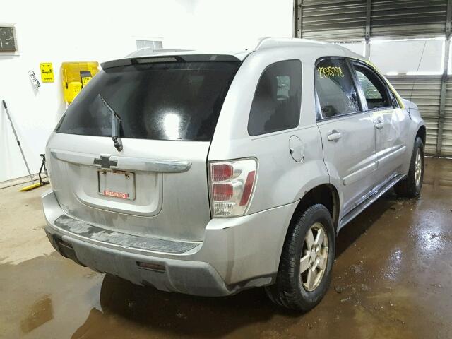 2CNDL73F956072875 - 2005 CHEVROLET EQUINOX LT SILVER photo 4