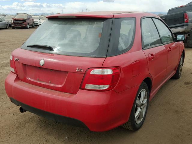 JF4GG61655G057933 - 2005 SAAB 9-2 LINEAR RED photo 4