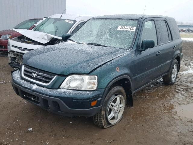 JHLRD18751S017033 - 2001 HONDA CR-V SE GREEN photo 2