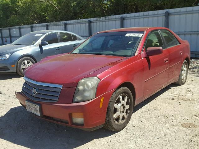 1G6DP567350121484 - 2005 CADILLAC CTS HI FEA BURGUNDY photo 2