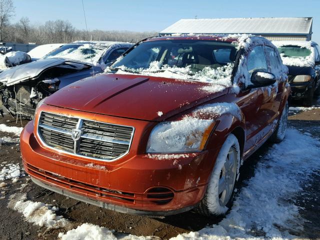 1B3HB48AX9D168821 - 2009 DODGE CALIBER SX ORANGE photo 2