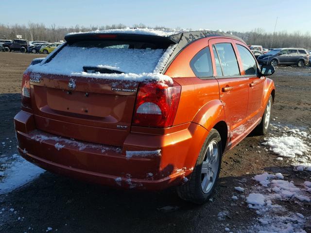 1B3HB48AX9D168821 - 2009 DODGE CALIBER SX ORANGE photo 4