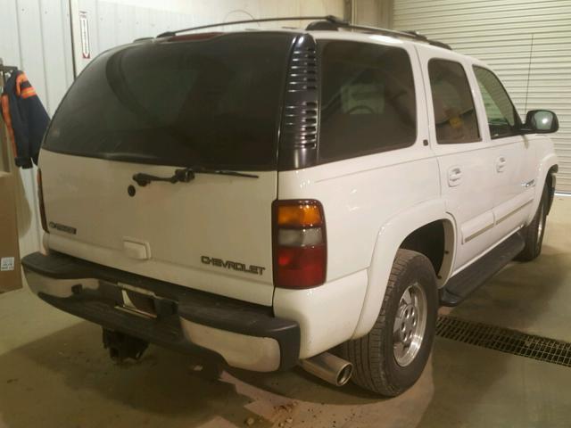 1GNEK13Z22J147649 - 2002 CHEVROLET TAHOE K150 WHITE photo 4