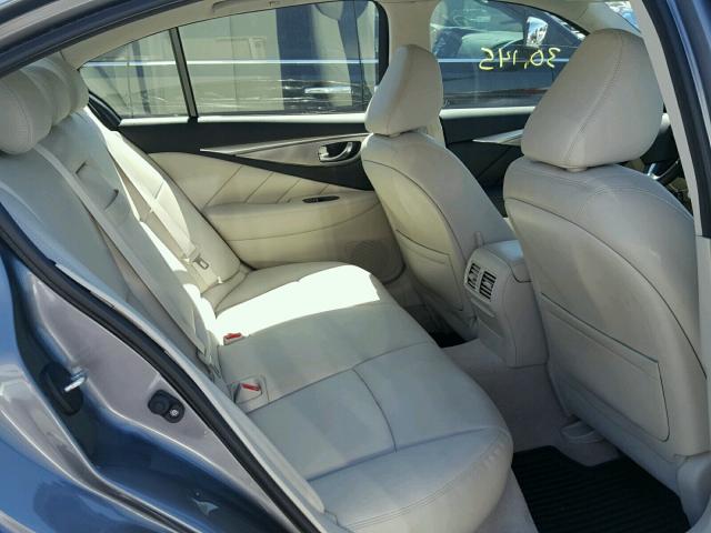 JN1BV7AP6FM349943 - 2015 INFINITI Q50 BASE Сірий фото 6