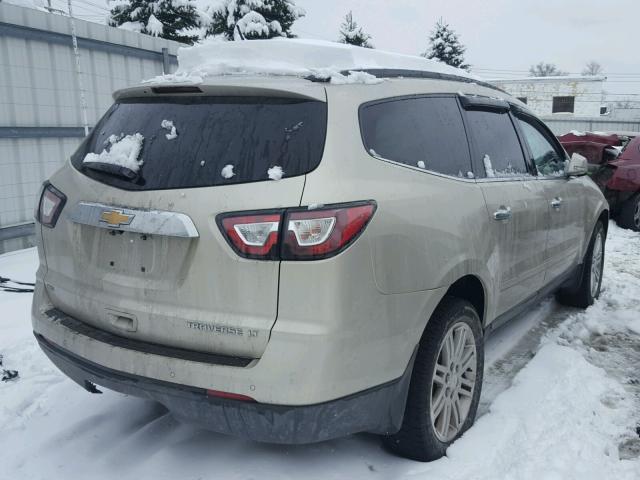 1GNKVGKD2DJ130467 - 2013 CHEVROLET TRAVERSE L BEIGE photo 4