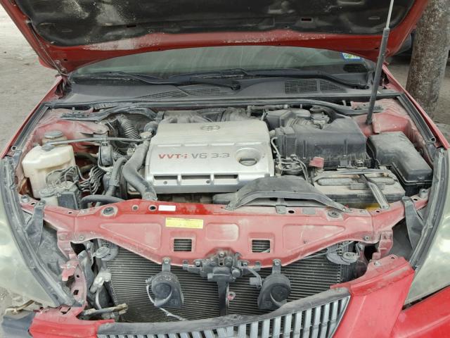 4T1FA38P84U032652 - 2004 TOYOTA CAMRY SOLA RED photo 7