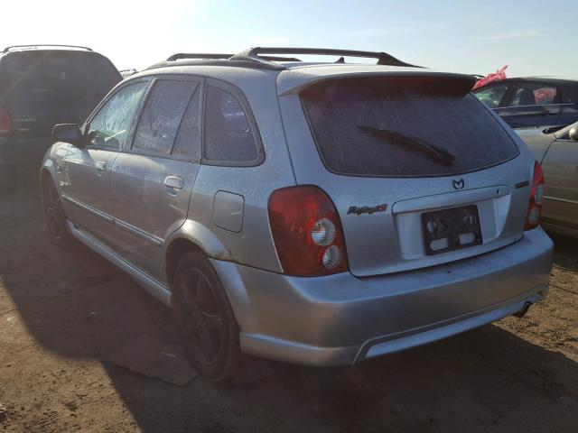 JM1BJ246X31140927 - 2003 MAZDA PROTEGE PR SILVER photo 3