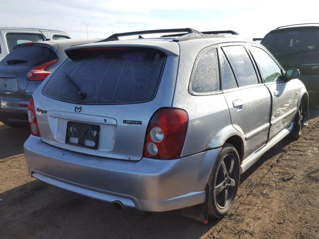 JM1BJ246X31140927 - 2003 MAZDA PROTEGE PR SILVER photo 4