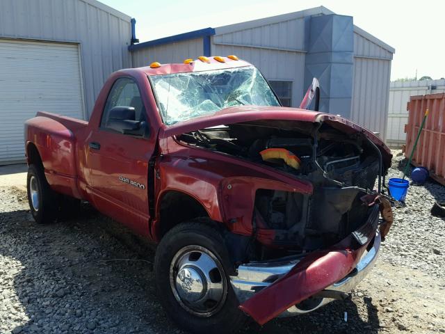 3D7ML46C36G269590 - 2006 DODGE RAM 3500 S MAROON photo 1