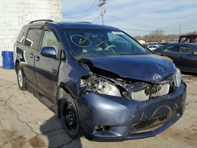 5TDYK3DC7DS365202 - 2013 TOYOTA SIENNA XLE GRAY photo 1