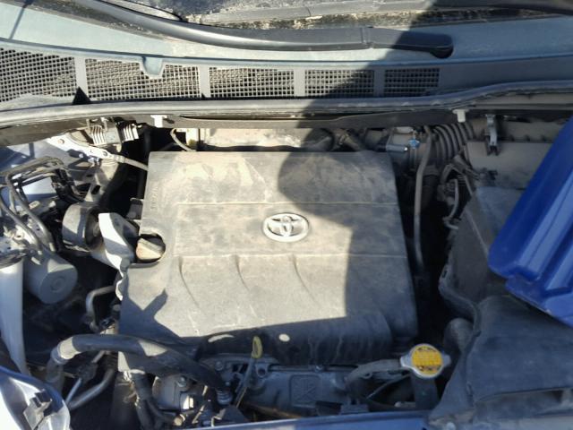 5TDYK3DC7DS365202 - 2013 TOYOTA SIENNA XLE GRAY photo 7