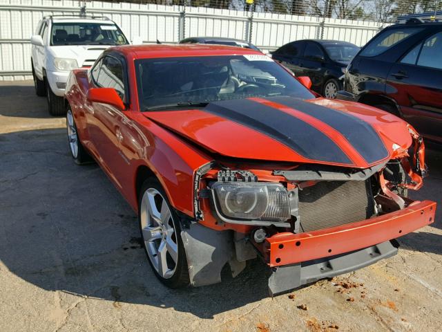 2G1FK1EJ8B9117970 - 2011 CHEVROLET CAMARO 2SS ORANGE photo 1