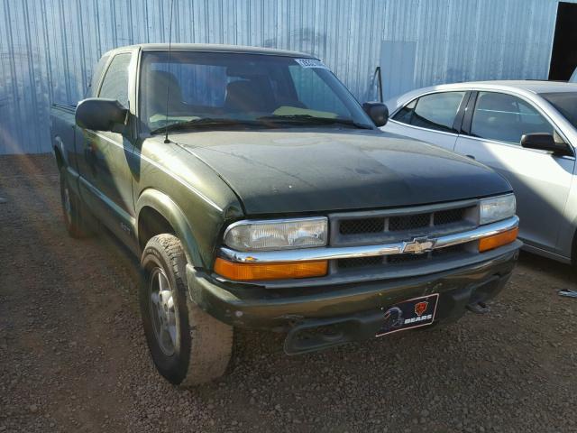 1GCDT19W718212158 - 2001 CHEVROLET S TRUCK S1 GREEN photo 1