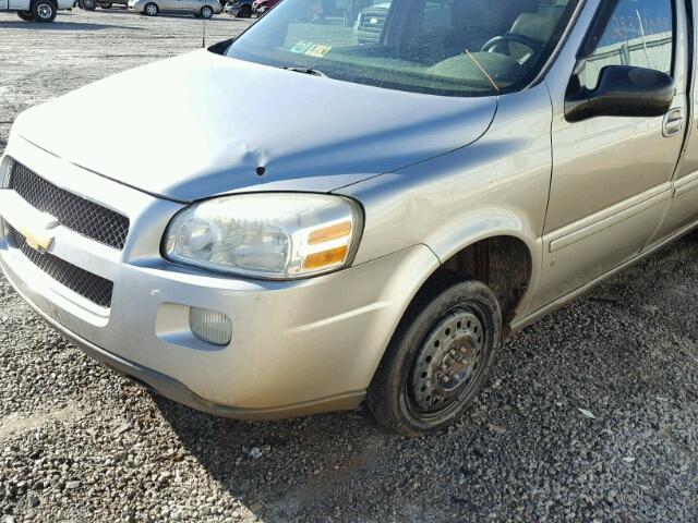 1GNDV33L66D138001 - 2006 CHEVROLET UPLANDER L 银色 照片 9