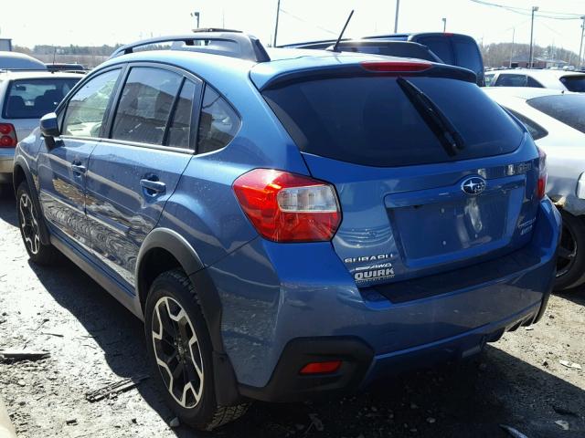 JF2GPABC7HG271276 - 2017 SUBARU CROSSTREK BLUE photo 3