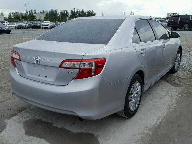 4T1BF1FK5EU316740 - 2014 TOYOTA CAMRY L SILVER photo 4