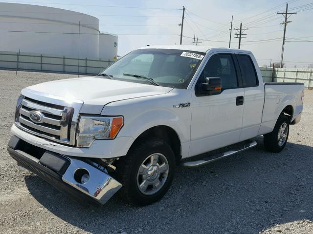 1FTEX1CM4BFC84948 - 2011 FORD F150 SUPER WHITE photo 2