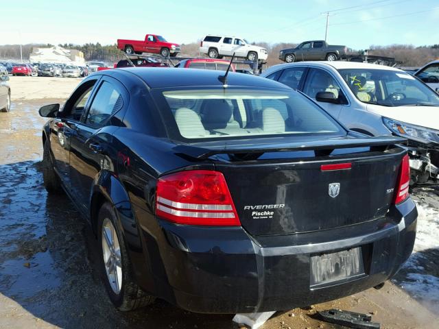 1B3LC56K08N269660 - 2008 DODGE AVENGER SX BLACK photo 3