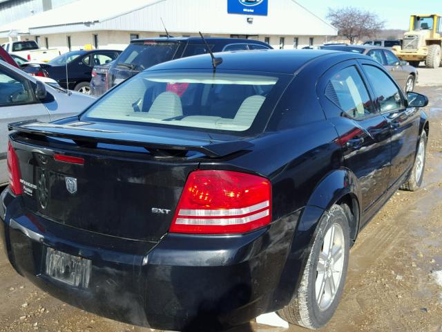 1B3LC56K08N269660 - 2008 DODGE AVENGER SX BLACK photo 4