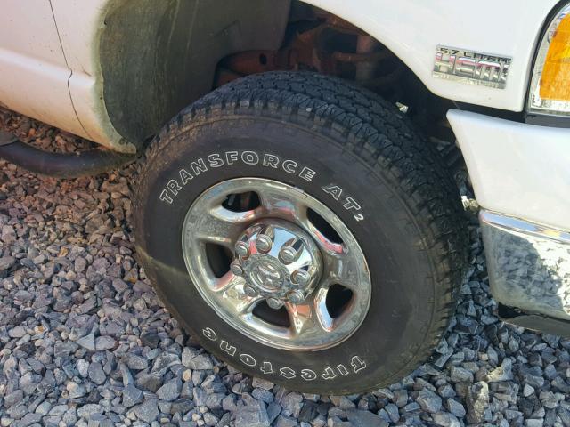 3D7KU28D34G256527 - 2004 DODGE RAM 2500 S WHITE photo 9