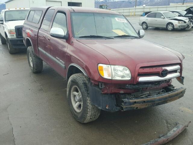 5TBBT44133S352610 - 2003 TOYOTA TUNDRA ACC RED photo 1