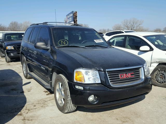 1GKDT13S242334167 - 2004 GMC ENVOY BLACK photo 1