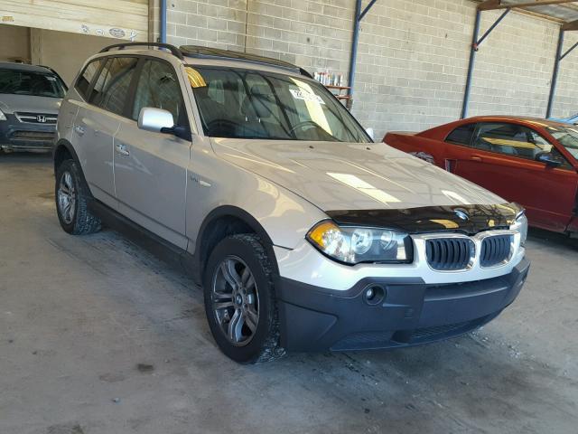 WBXPA93455WD07740 - 2005 BMW X3 3.0I SILVER photo 1