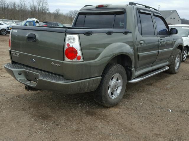 1FMDU77K04UB52800 - 2004 FORD EXPLORER S GREEN photo 4