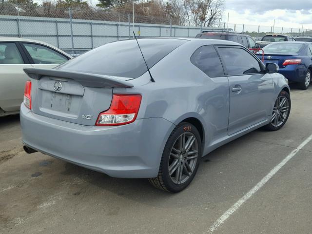 JTKJF5C74C3040568 - 2012 TOYOTA SCION TC GRAY photo 4