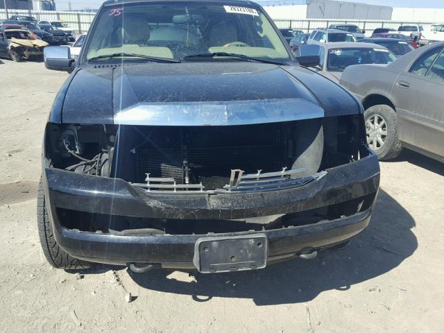 5LMFL28547LJ16946 - 2007 LINCOLN NAVIGATOR BLACK photo 9