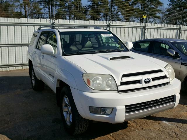 JTEBU14R450064458 - 2005 TOYOTA 4RUNNER SR WHITE photo 1