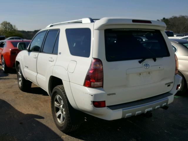 JTEBU14R450064458 - 2005 TOYOTA 4RUNNER SR WHITE photo 3