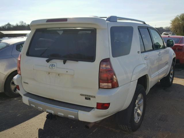 JTEBU14R450064458 - 2005 TOYOTA 4RUNNER SR WHITE photo 4