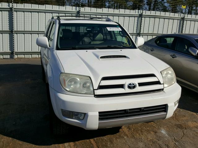 JTEBU14R450064458 - 2005 TOYOTA 4RUNNER SR WHITE photo 9