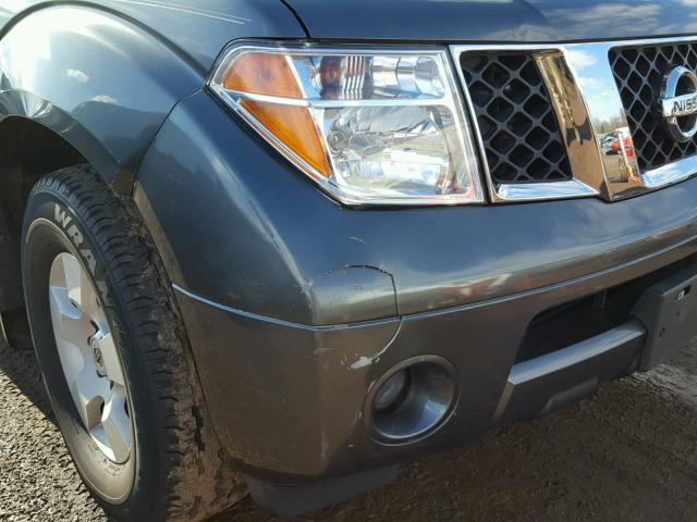 5N1AR18W16C664304 - 2006 NISSAN PATHFINDER GRAY photo 9