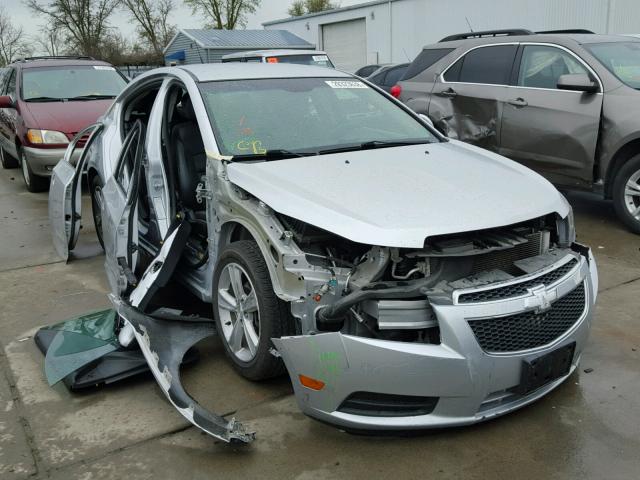 1G1PE5SB6E7302153 - 2014 CHEVROLET CRUZE LT SILVER photo 1