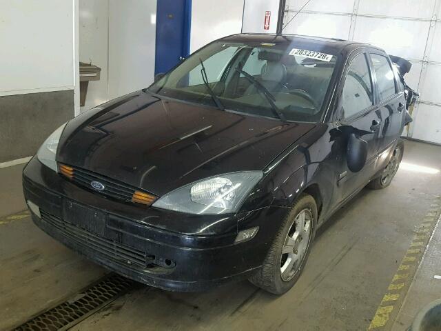 1FAFP38383W263818 - 2003 FORD FOCUS ZTS BLACK photo 2