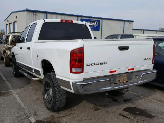 3D7HU18NX2G182842 - 2002 DODGE RAM 1500 WHITE photo 3