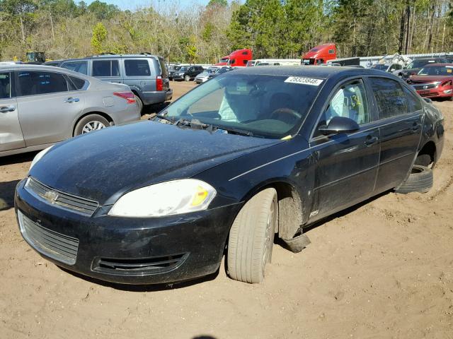 2G1WB58K979114305 - 2007 CHEVROLET IMPALA LS BLACK photo 2