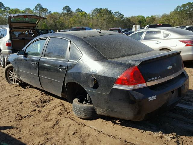 2G1WB58K979114305 - 2007 CHEVROLET IMPALA LS BLACK photo 3