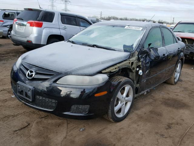 1YVHP80C375M38879 - 2007 MAZDA 6 I BLACK photo 2