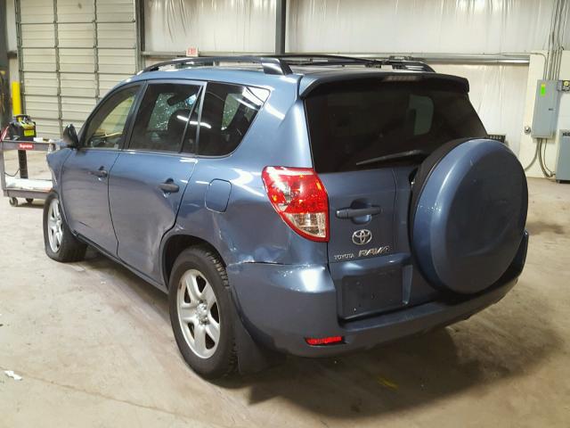 JTMBD33V176025468 - 2007 TOYOTA RAV4 BLUE photo 3