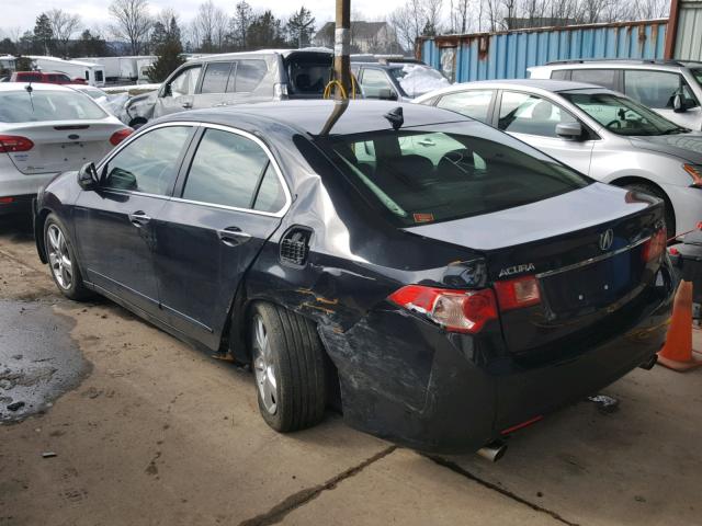 JH4CU2F66BC012792 - 2011 ACURA TSX BLACK photo 3