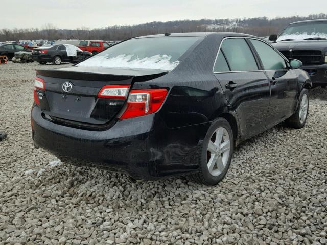 4T1BF1FK2CU573576 - 2012 TOYOTA CAMRY BASE BLACK photo 4