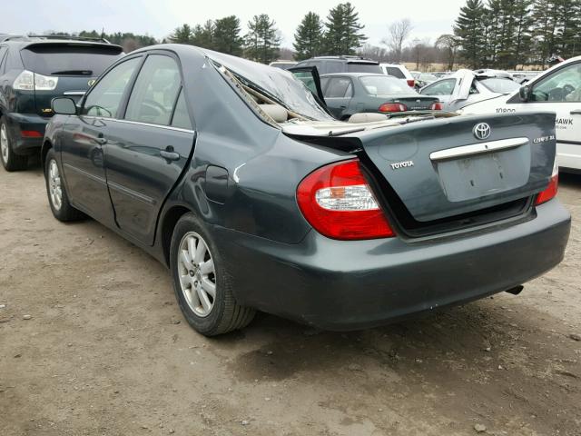 4T1BE30K43U720732 - 2003 TOYOTA CAMRY LE GREEN photo 3