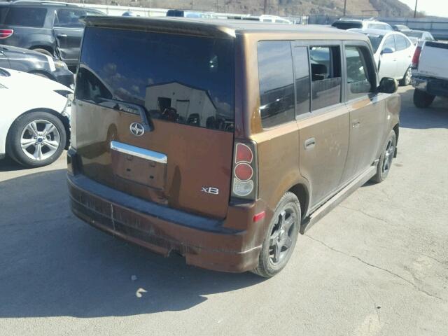 JTLKT324464126160 - 2006 SCION XB BURGUNDY photo 4