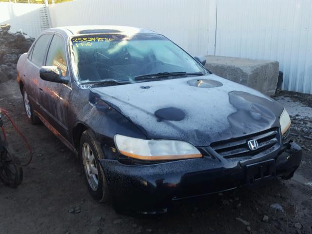 1HGCG66842A084993 - 2002 HONDA ACCORD EX BLACK photo 1