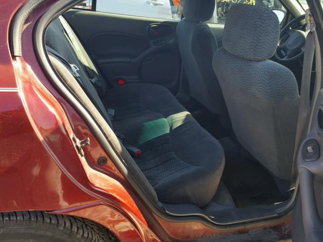 1G2NF52E92M558150 - 2002 PONTIAC GRAND AM S ბურგუნდია ფოტო 6