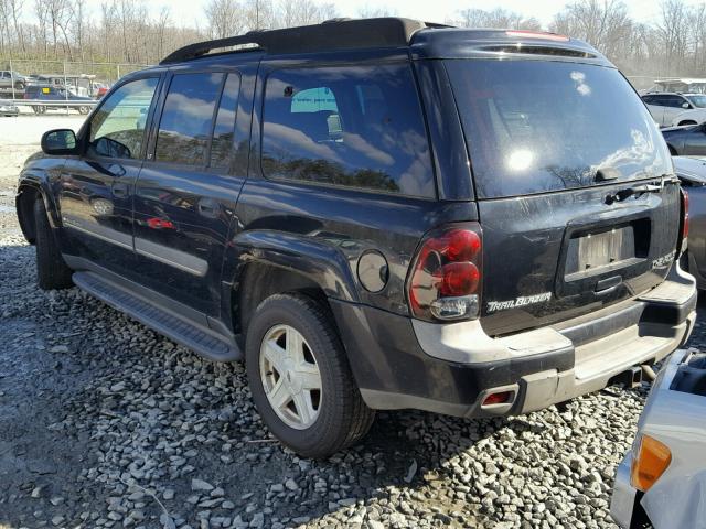 1GNES16S126127250 - 2002 CHEVROLET TRAILBLAZE BLACK photo 3