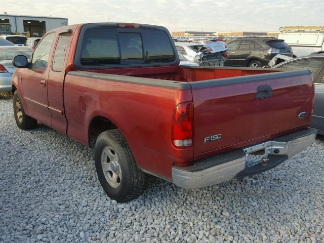 1FTRX17W5YNC09381 - 2000 FORD F150 RED photo 3